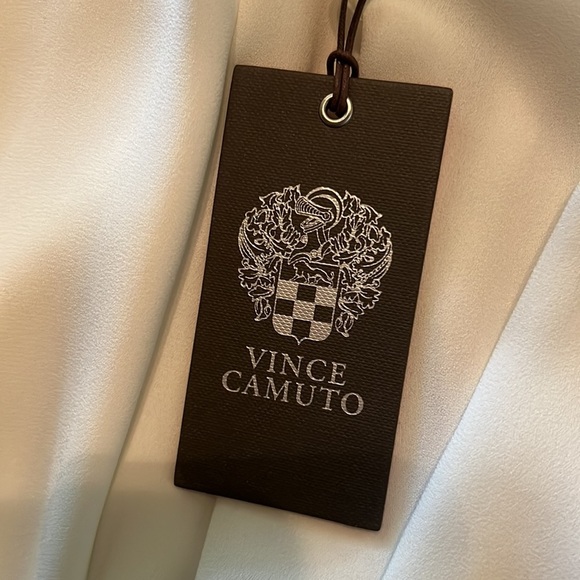 154. Vince Camuto Surplice Wrap Blouse in New Ivory - Picture 13 of 14